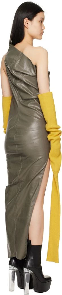 Rick Owens Yellow Knit Extended Sleeves 3