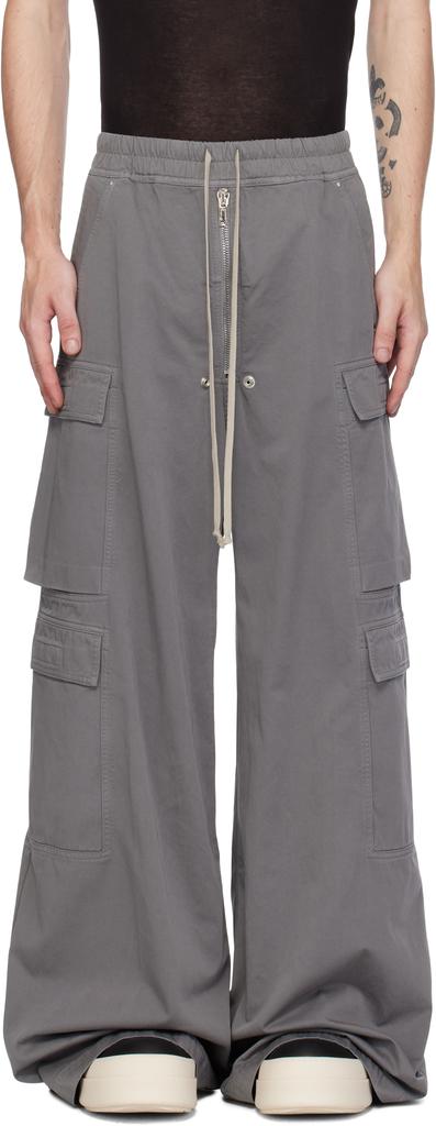 Shop Gray Porterville Double Jumbo Belas Cargo Pants on Sale at