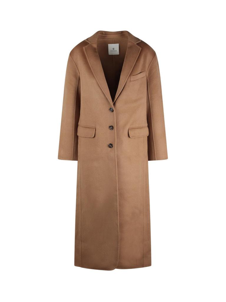 Prada CAMEL WOOL BLEND COAT - Coats - BeyondStyle
