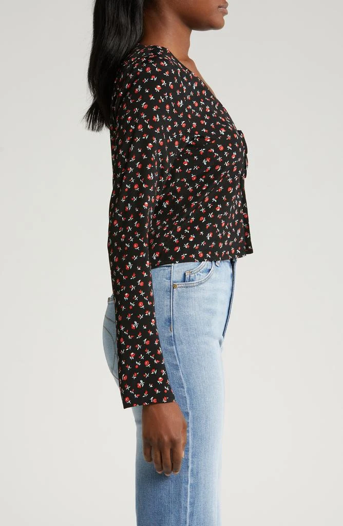 Rolla’s Maggie Floral Tie Front Top 3