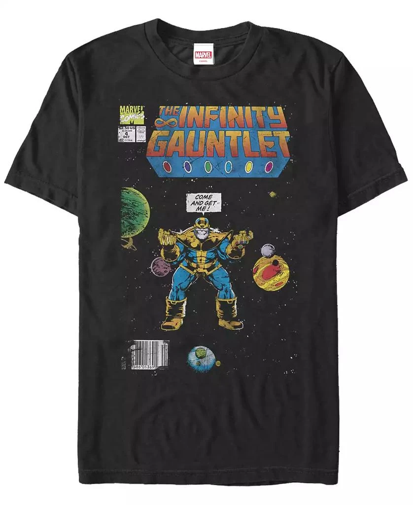 FIFTH SUN Men's Thanos Comic Cover Short Sleeve Crew T-shirt 1