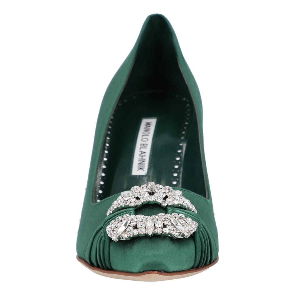 パンプス Manolo Blahnik Maidapump 090 Pump Green Manolo Blahnik Maidapump 090 Pump Green - High Heels