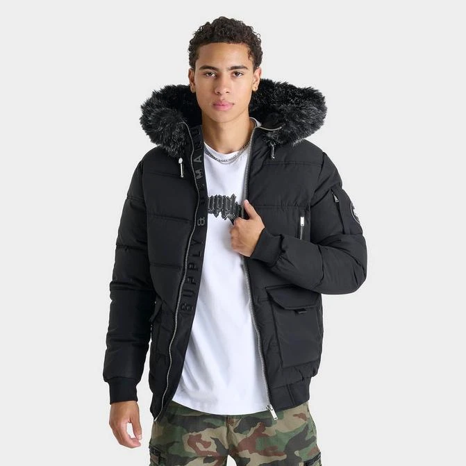 SUPPLY & DEMAND Men's Supply &amp; Demand Moretay Longline Parka Jacket 1