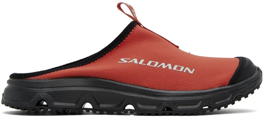 Salomon Red & Black RX 3.0 Slip-On Sneakers 1
