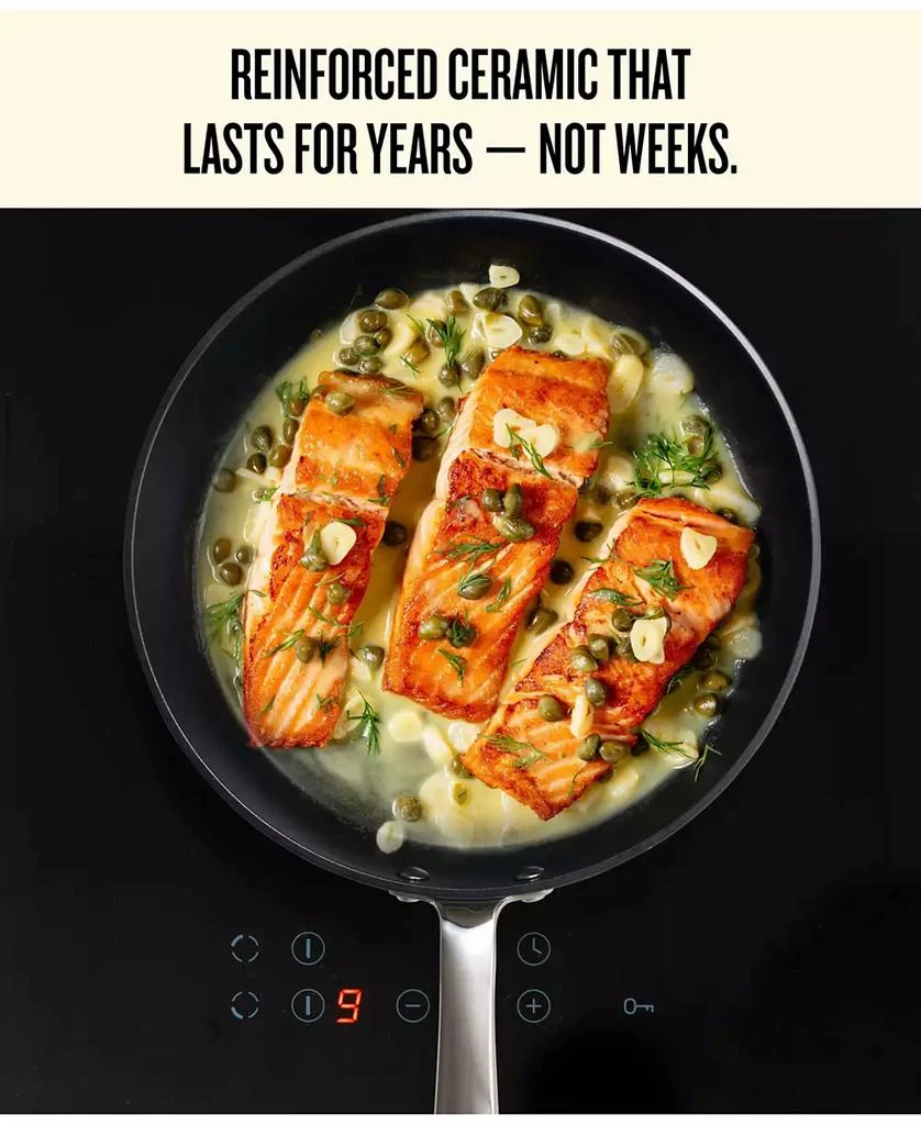 ALVA Maestro Stainless Steel Nonstick Frying Pan with Glass Lid 9