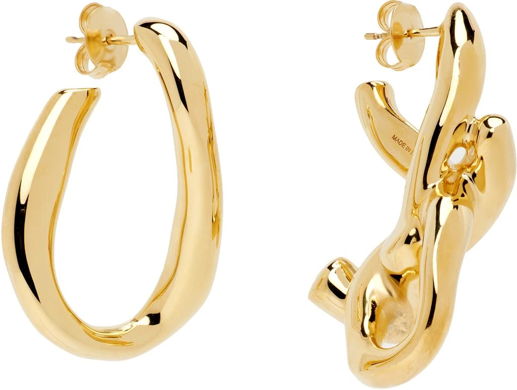 Givenchy Chain Link Asymmetric Earrings 2
