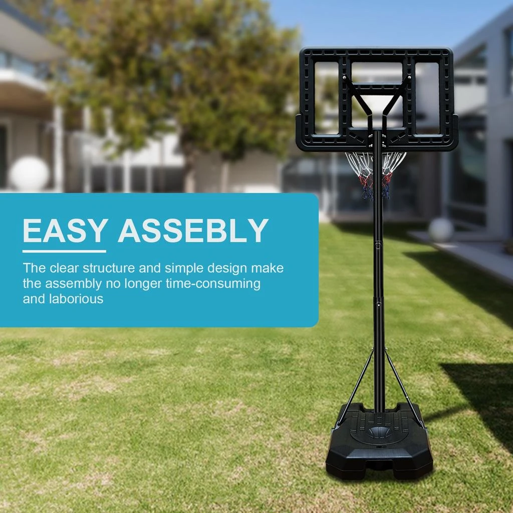 Streamdale Furniture Streamdale Pro-Grade Basketball System Durable Steel Construction 3