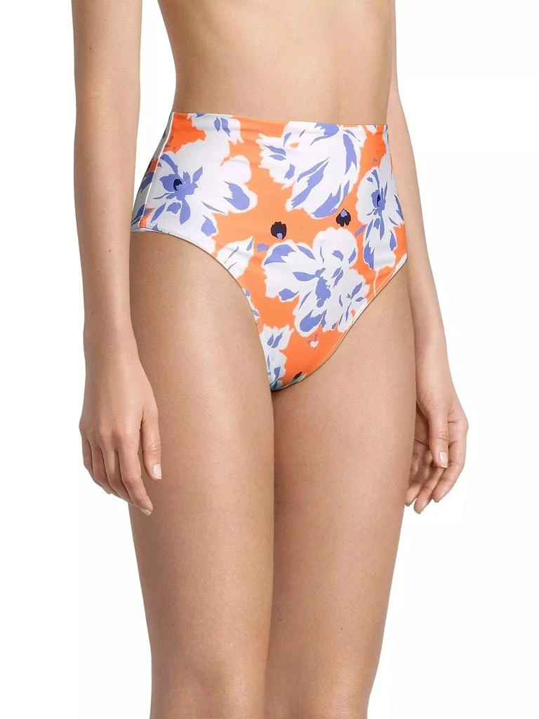 Tanya Taylor Kaia High-Waisted Bikini Bottom 4