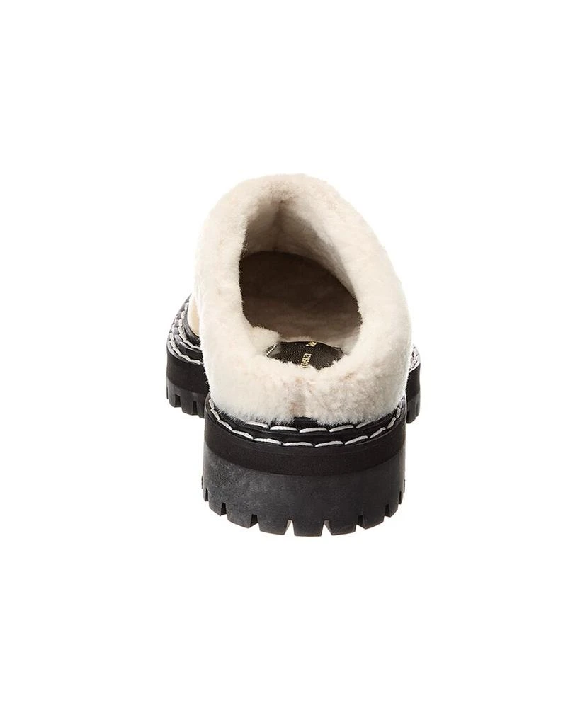 Proenza Schouler Leather & Shearling Mule 3