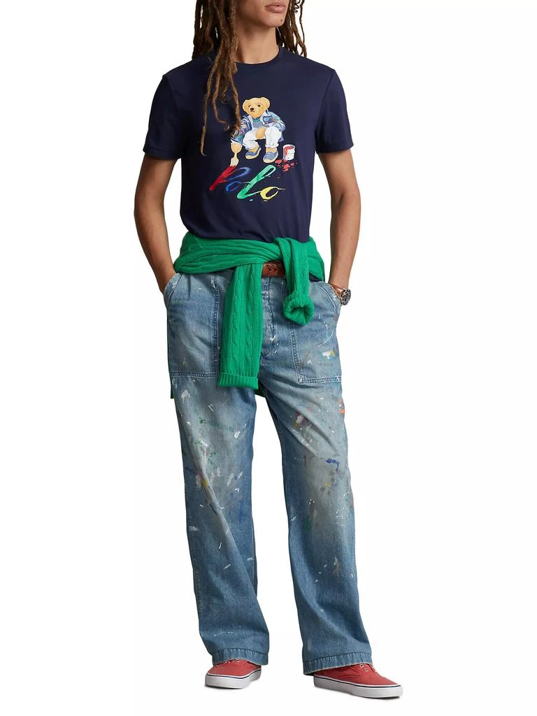 Polo Ralph Lauren Paint Splatter Straight-Leg Carpenter Jeans 2