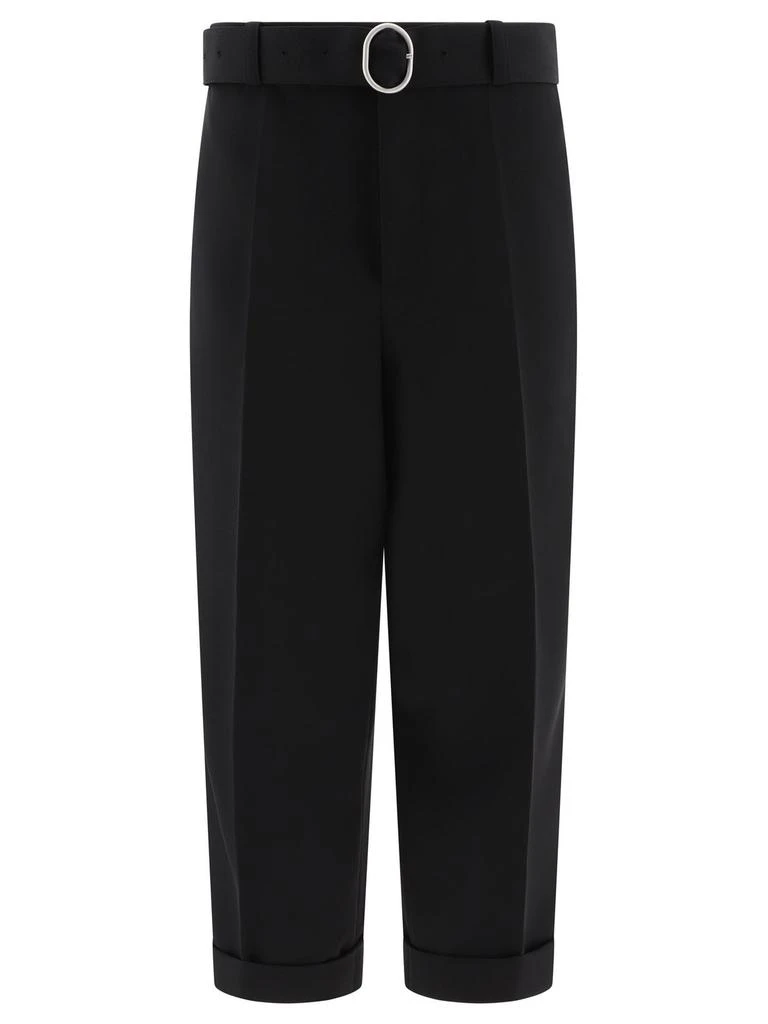 Jil Sander Jil Sander Straight-Leg Pleat-Detailed Belted Trousers 1