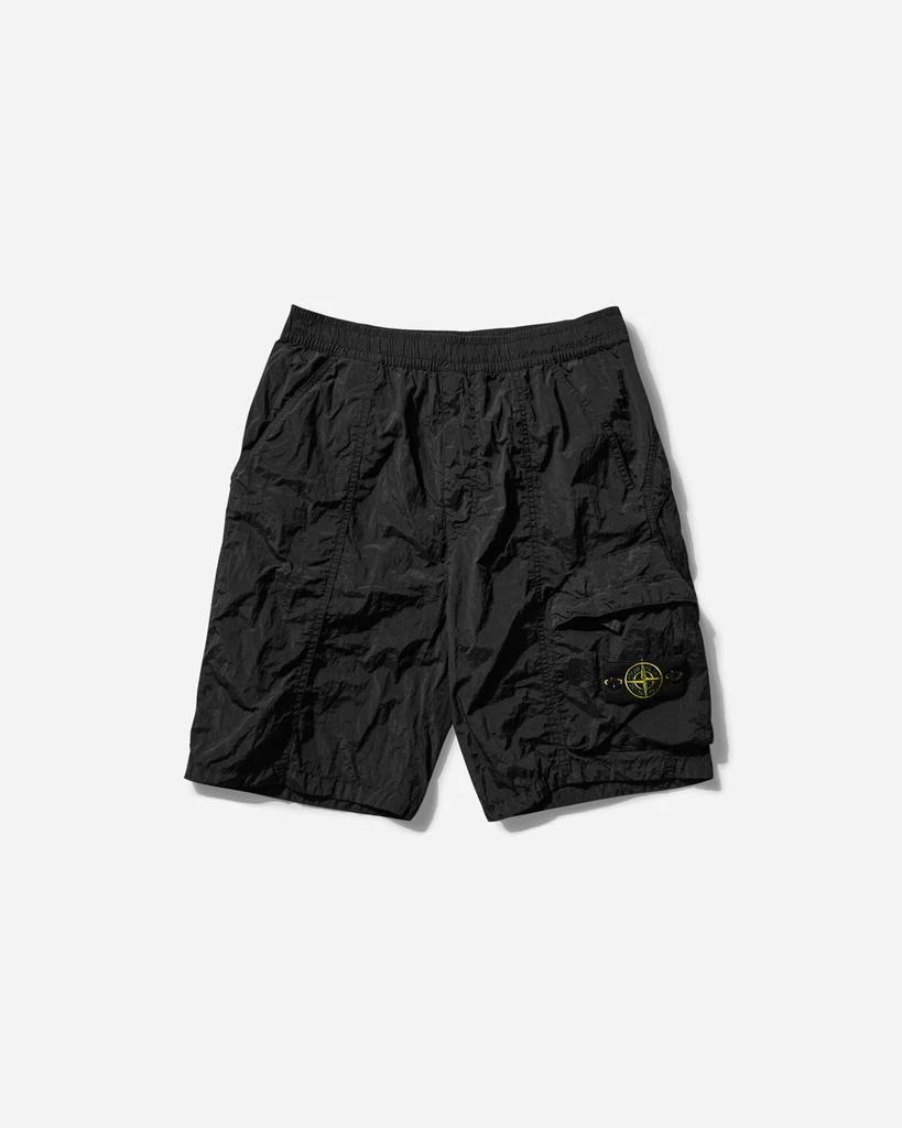 Stone Island Men's Nylon Metal Cargo Shorts Black 1