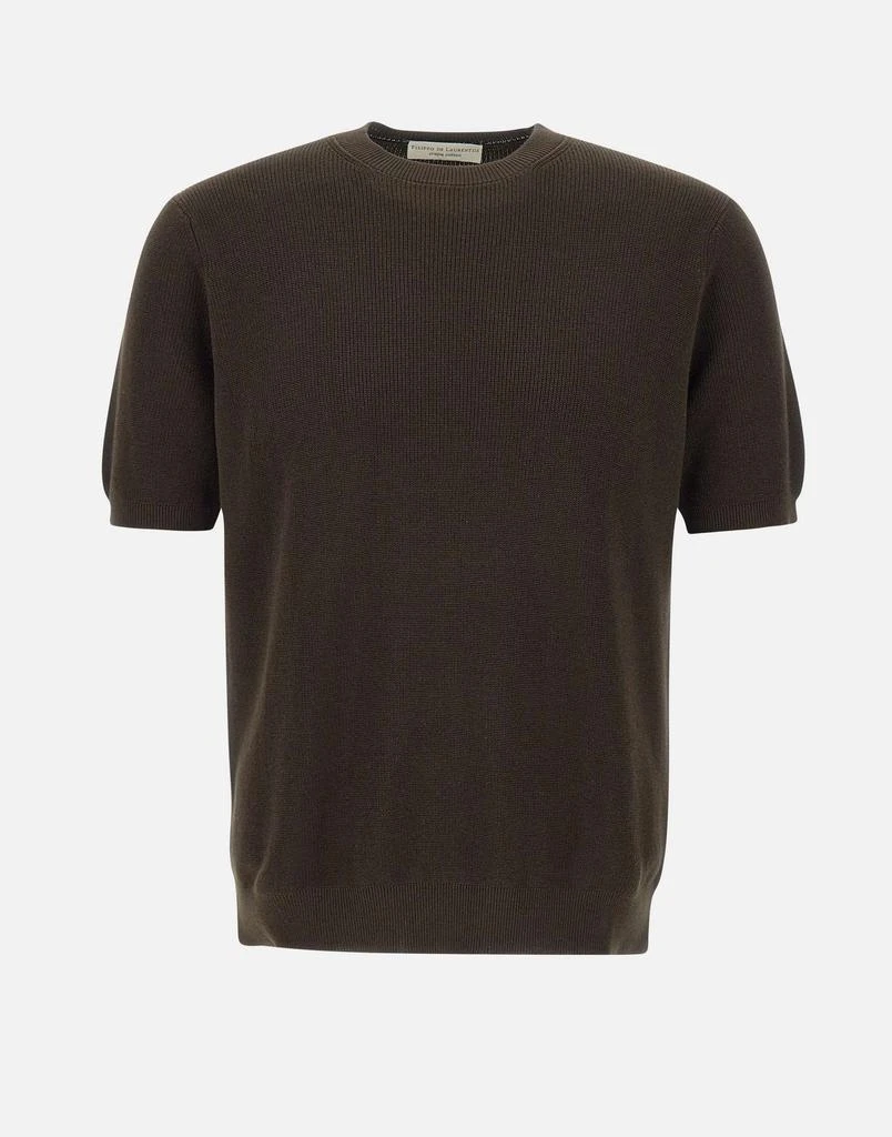 FILIPPO DE LAURENTIIS Cotton crepe sweater 1