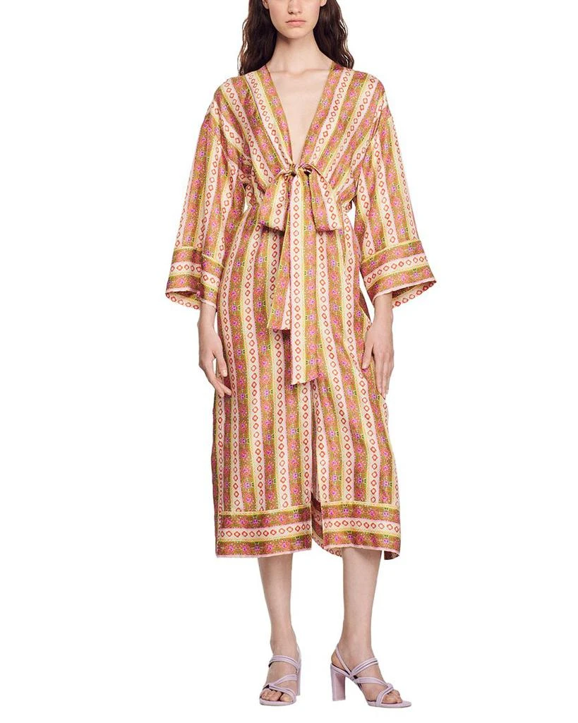 Sandro Woven Silk Dress 1