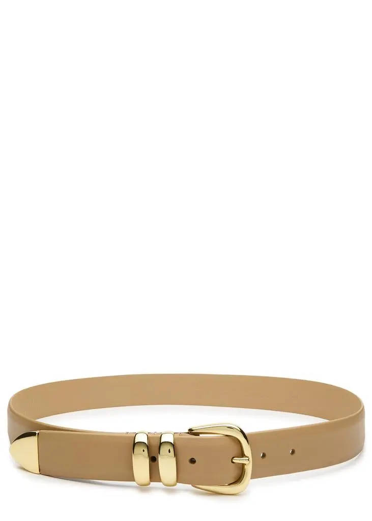 ANDERSONS BELTS Grained leather belt