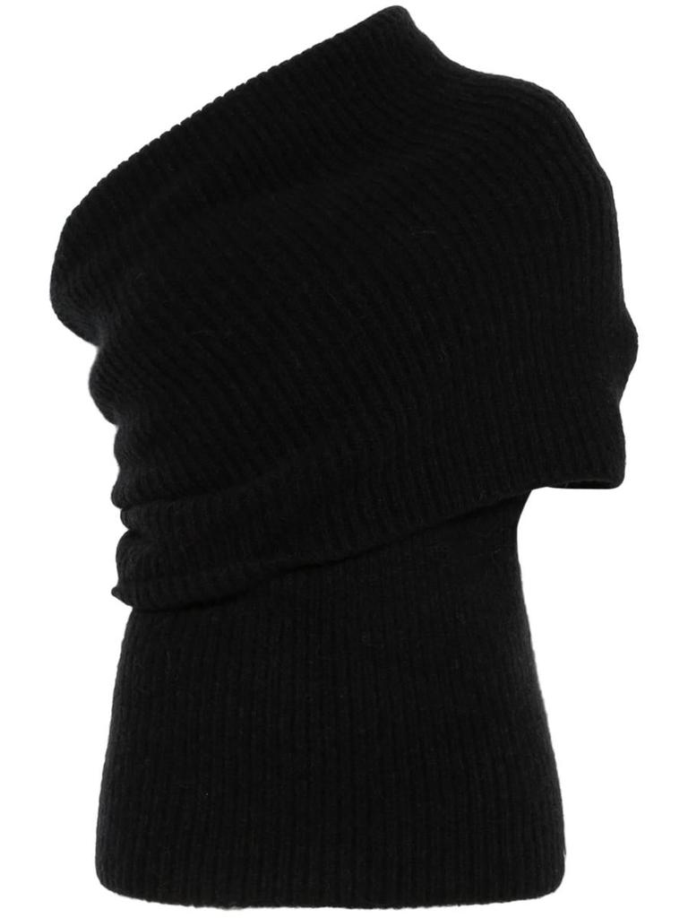 Rick Owens Rick Owens Draped Knitted Top