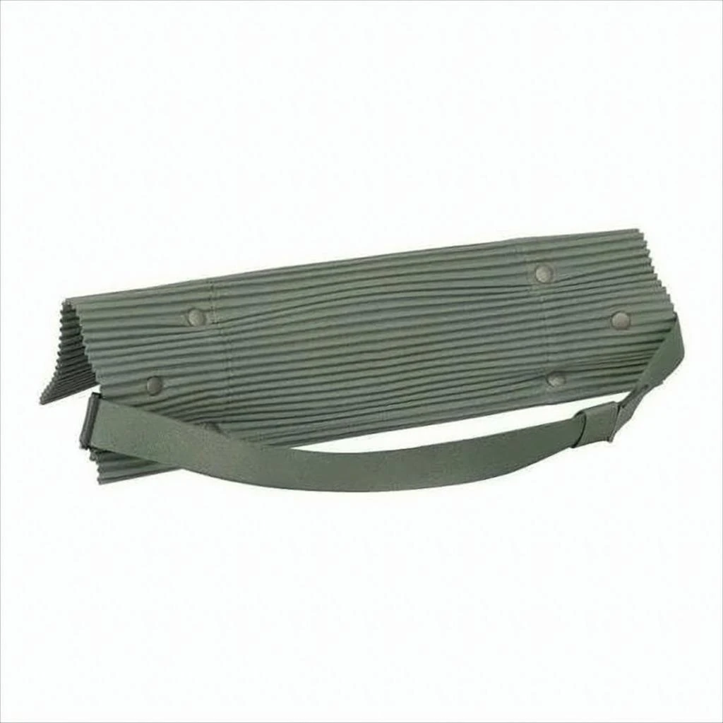 Homme Plissé Issey Miyake Pleated Crossbody Bag With Adjustable Strap And Unique Design