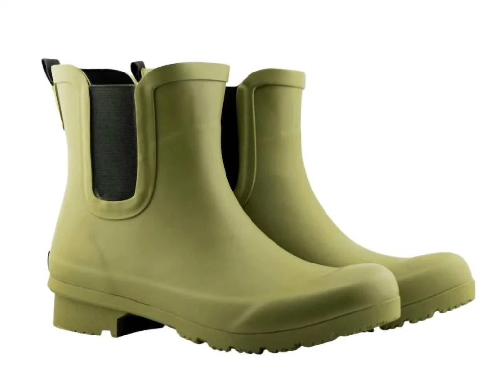 roma Women's Chelsea Rain Boots In Olive 1