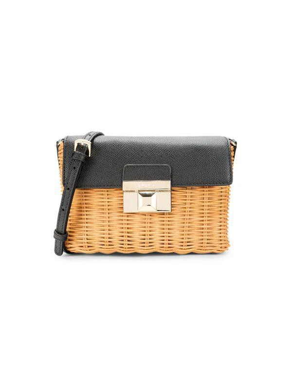 Furla Straw Crossbody Bag 1