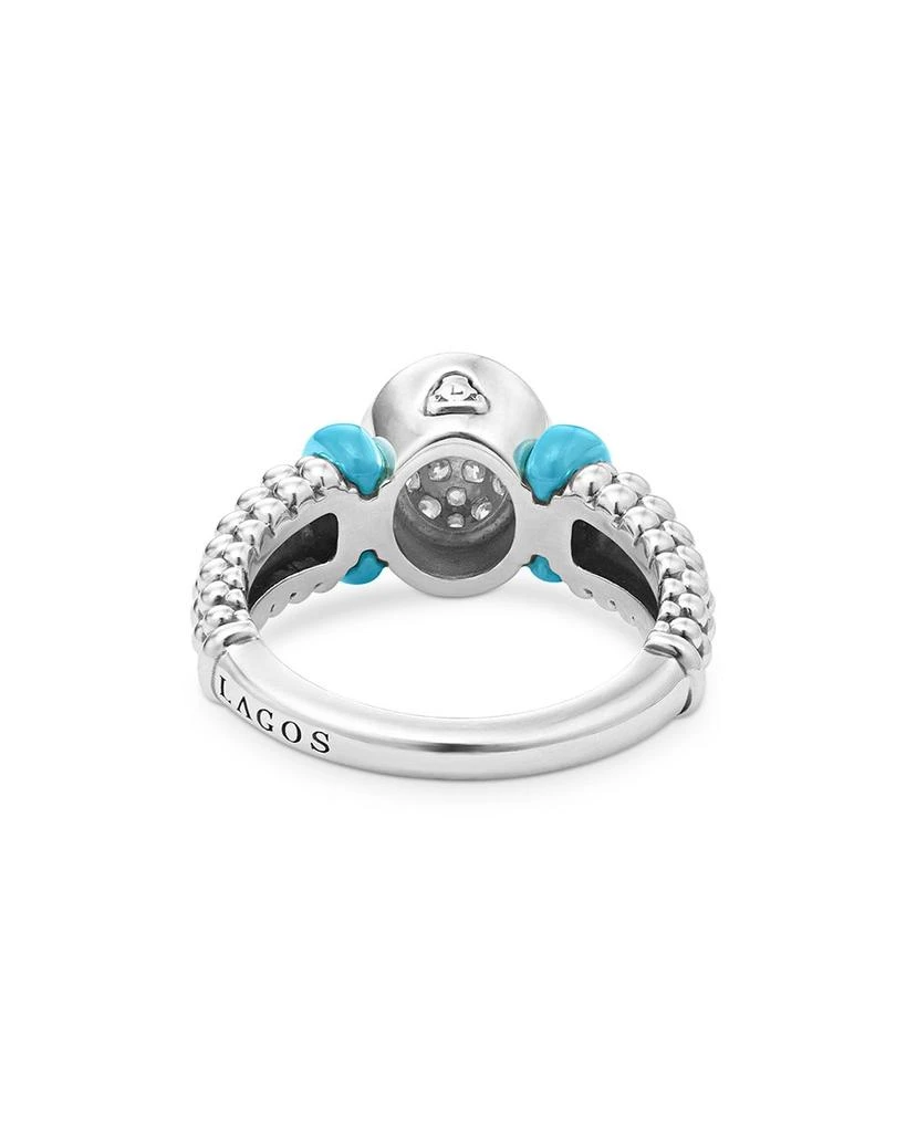 LAGOS Blue Caviar & Diamond Sterling Silver Statement Ring 5
