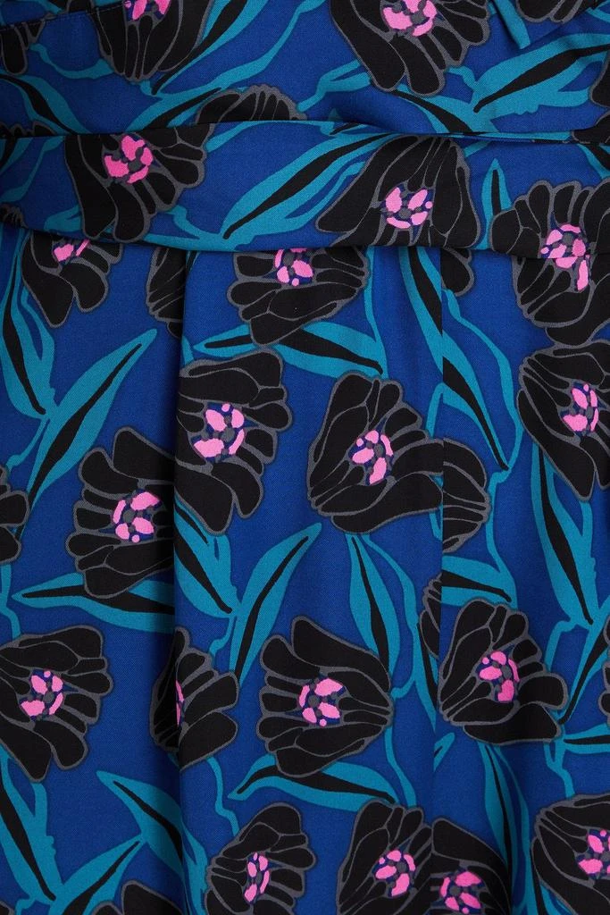 Diane von Furstenberg Piper floral-print crepe wide-leg jumpsuit 4