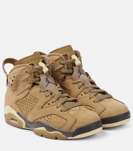 NIKE Air Jordan 6 Retro suede sneakers 1