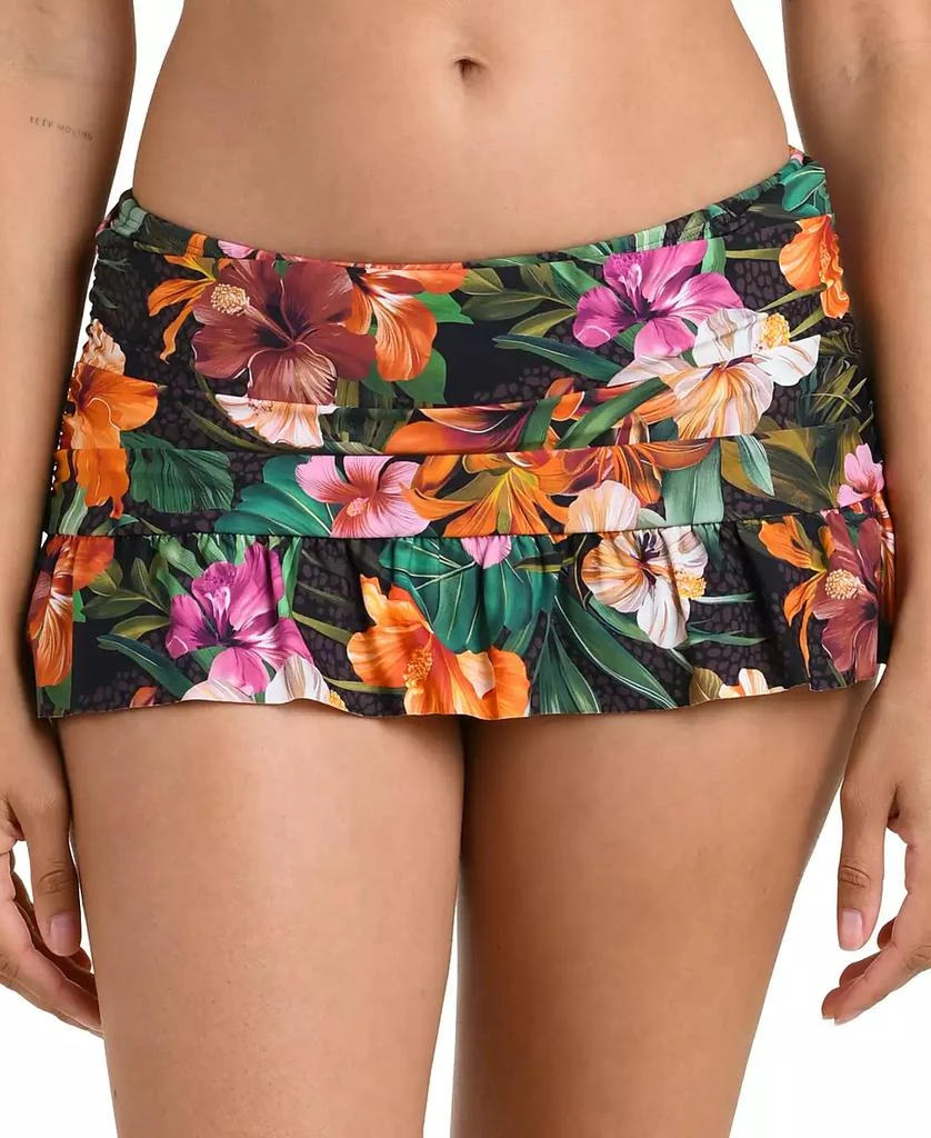 La Blanca Women's Tropical Hideaway Ruffle Skirt 1