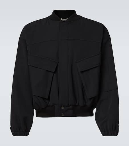 AURALEE Padded wool gabardine blouson