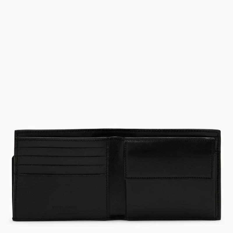 Yves Saint Laurent Black grained leather East/West wallet with coin purse 2
