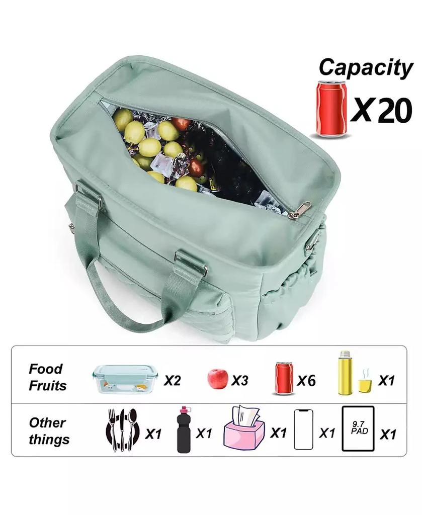 BATFOX 16L Large Capacity Portable Insulated Lunch Bag For Camping, Climbing, Hiking, Sports 2