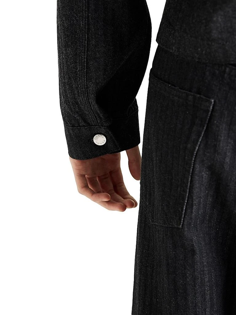 Prada Chevron Denim Blouson Jacket 6