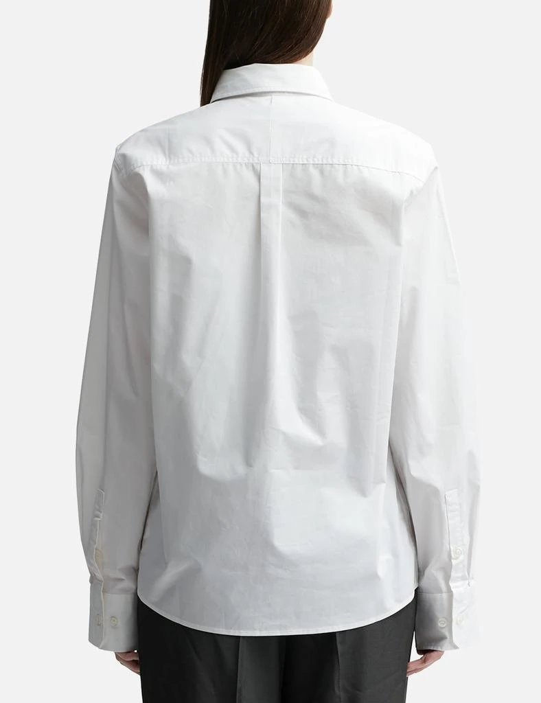 3.Paradis White Flowers Pocket Button Shirt 3