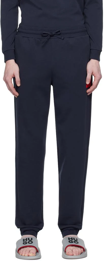 Hugo Navy Patch Sweatpants 1