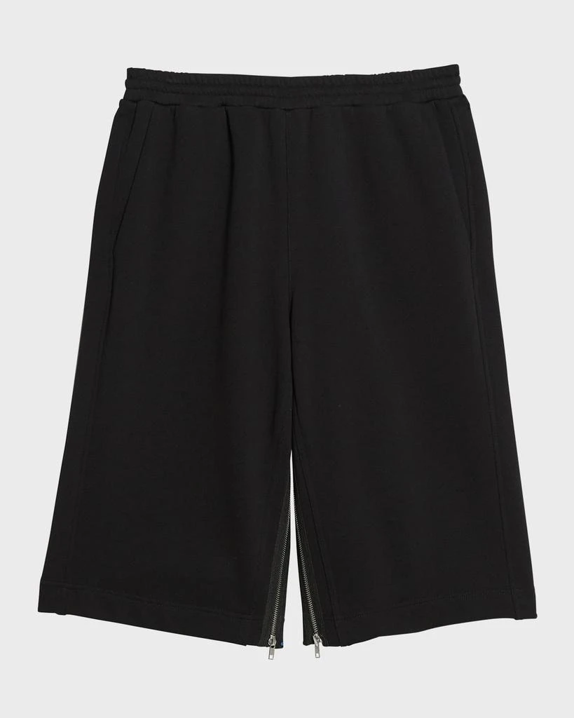 Helmut Lang Men's Wide-Leg Gusset Shorts 1