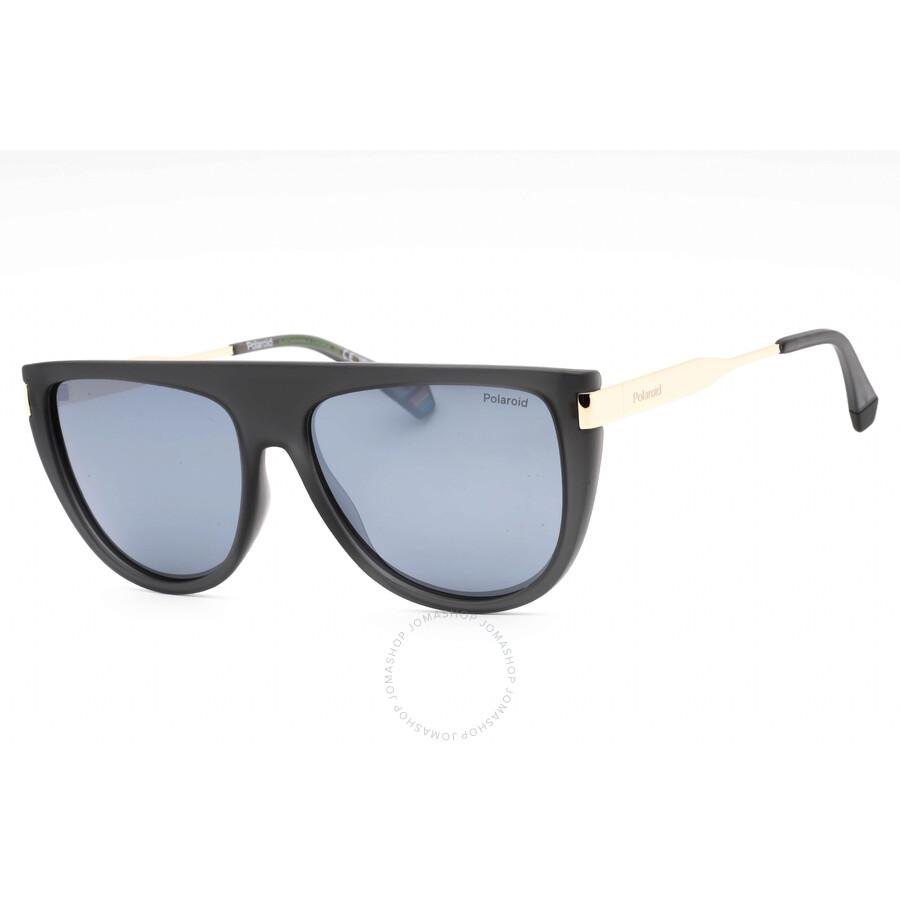 Polaroid Polarized Grey Browline Ladies Sunglasses PLD 6221/S/X 0RIW/EX 57
