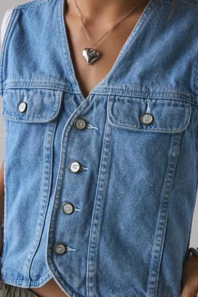 Urban Renewal Vintage By UO Denim Vest Top 3