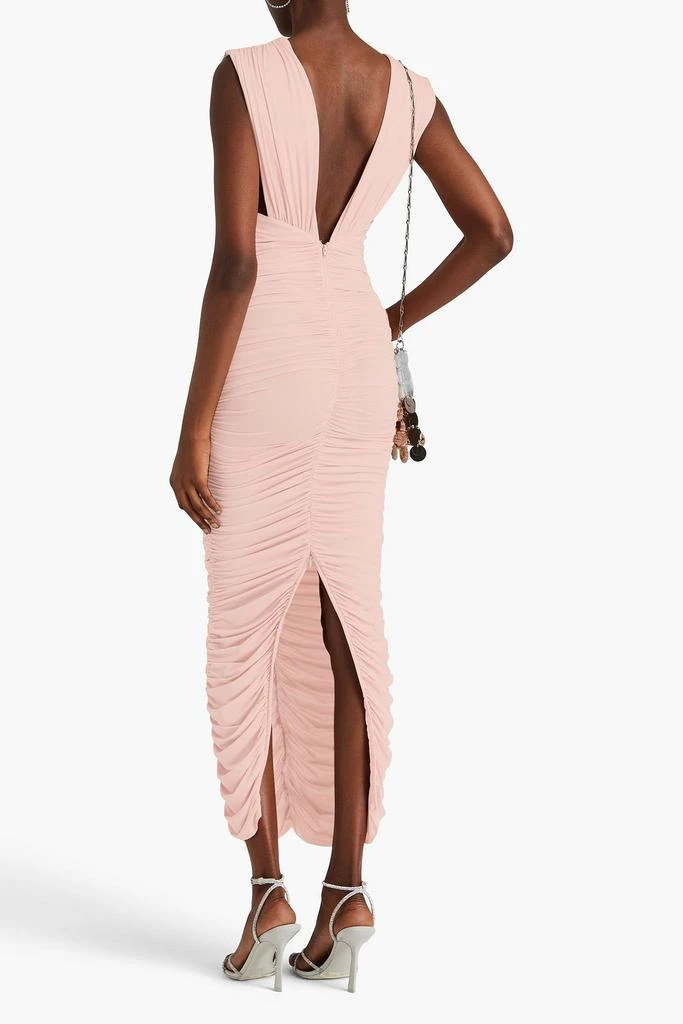 Alex Perry Ruched stretch-jesey midi dress 3