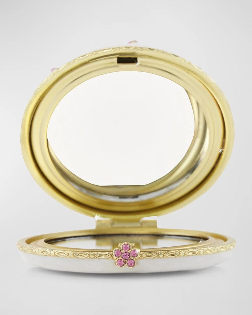 Jay Strongwater Dahlia Compact Mirror 3