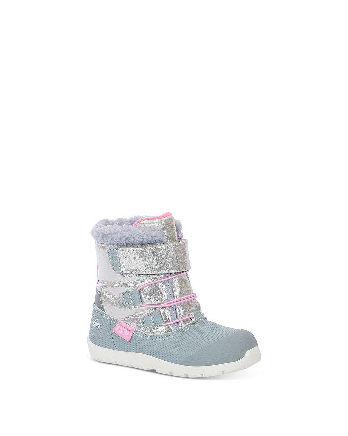 See Kai Run Girls' Gilman Waterproof Shimmer Boots - Baby, Toddler