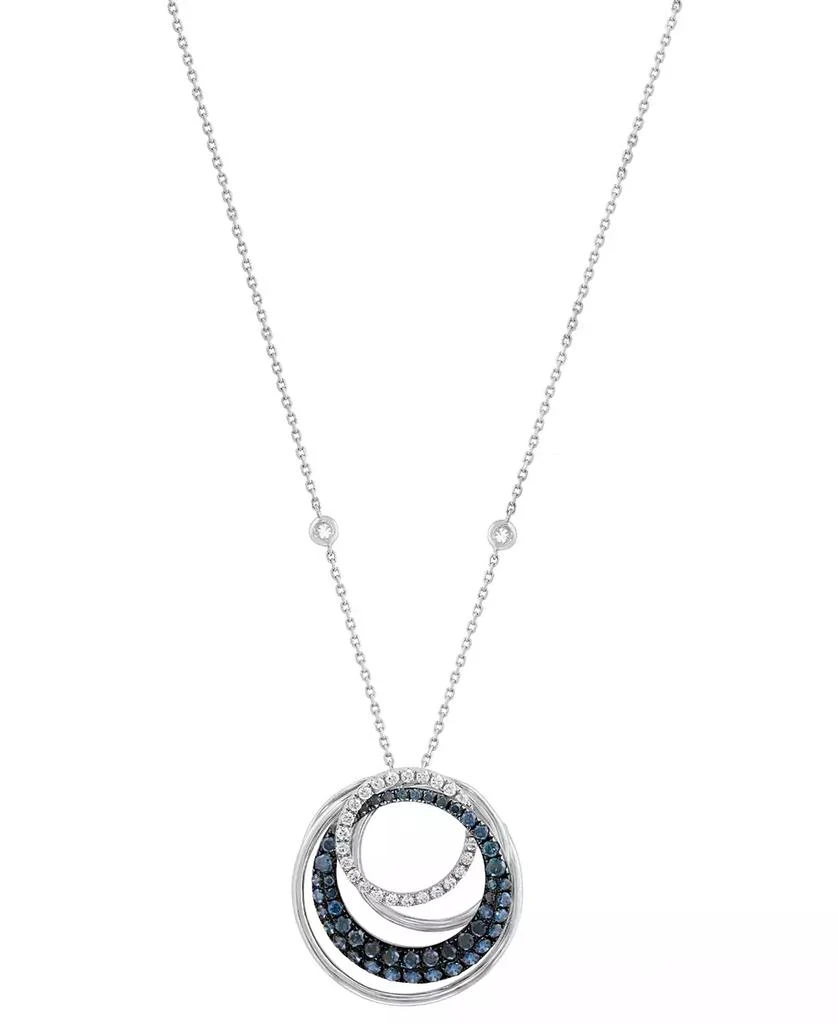 Effy Diamond Pendant Necklace (1-1/5 ct. t.w.) in 14k White Gold 3