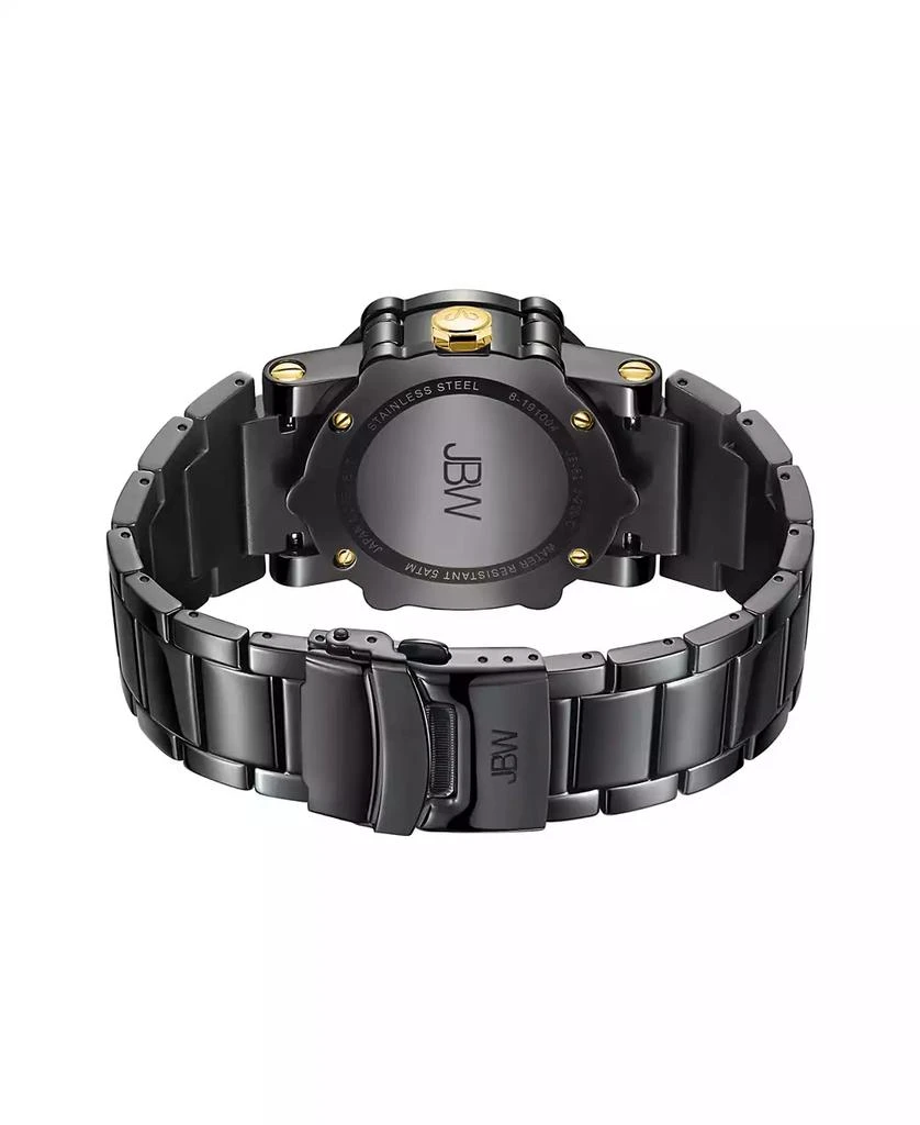 Jbw Men's Luxury Phantom Black Stainless Steel Bracelet Watch, 42mm 3