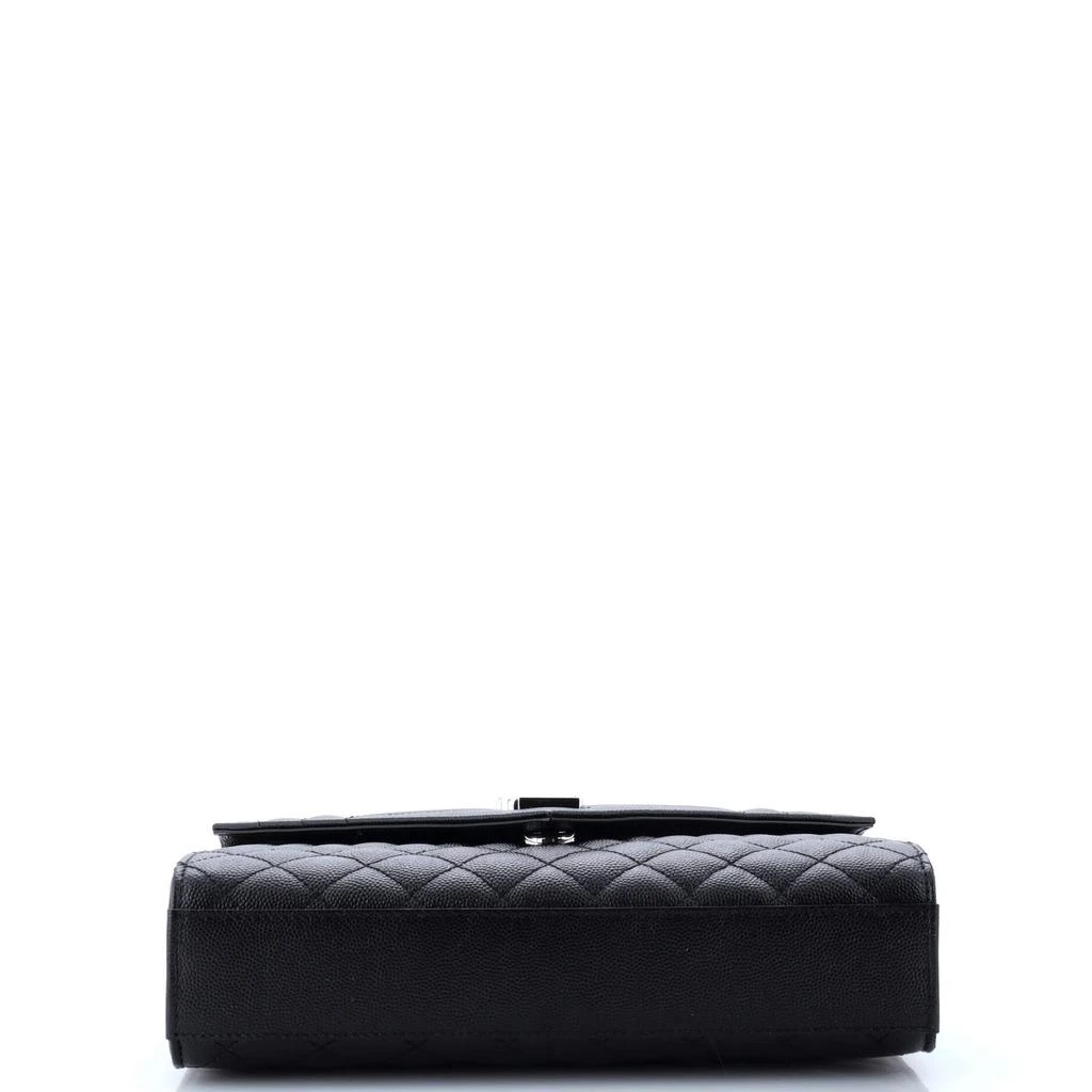 Yves Saint Laurent Classic Monogram Envelope Satchel Mixed Matelasse Leather Medium 4