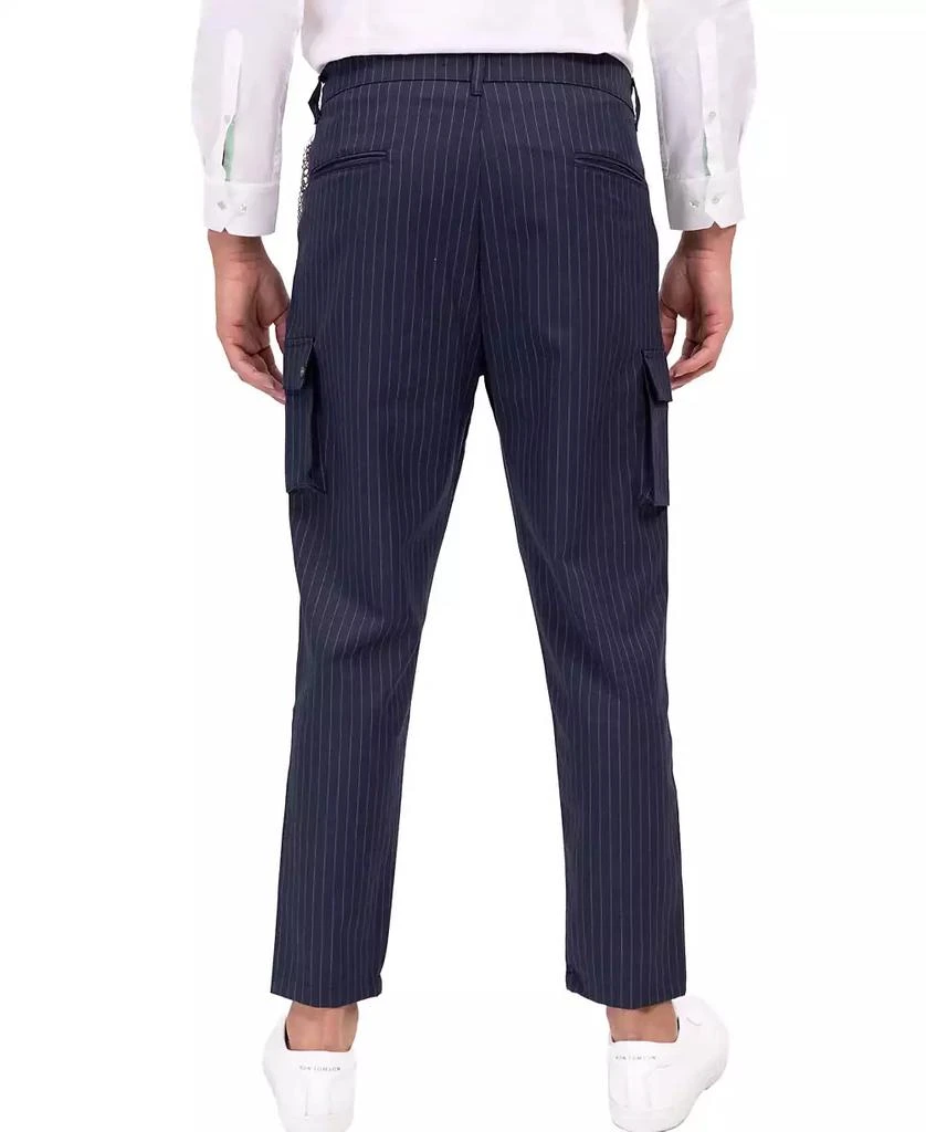RON TOMSON Men's Modern Pinstriped Cargo Pants 2
