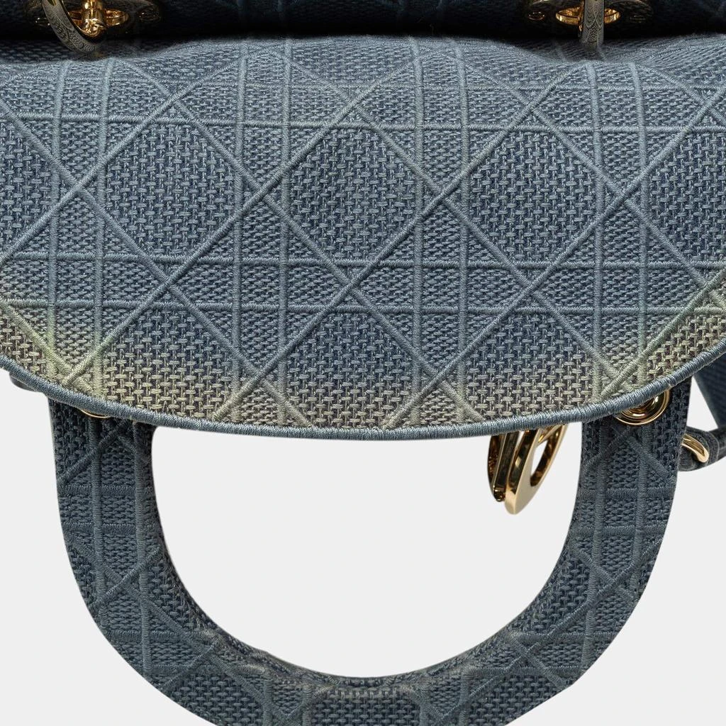 Dior Dior Blue Medium Cannage Lady D-Lite 11