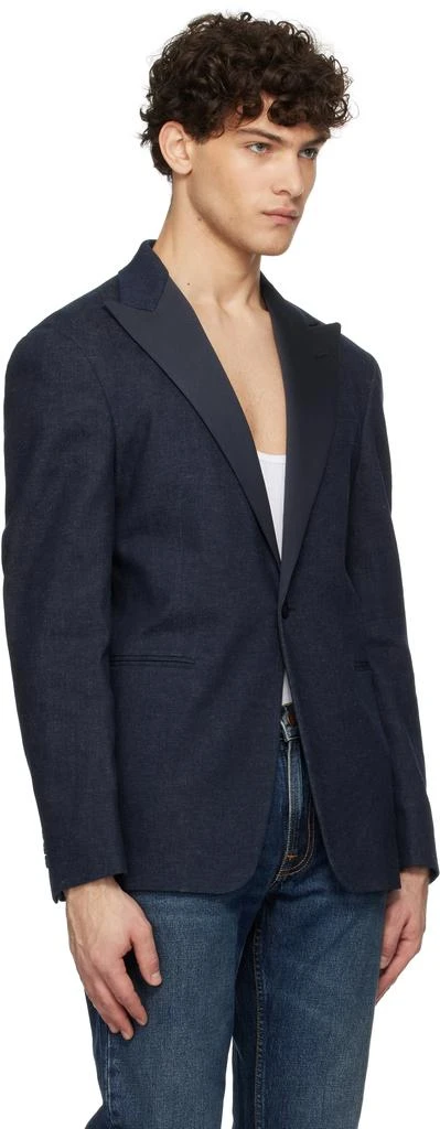 RRL Navy Tuxedo Denim Blazer 2