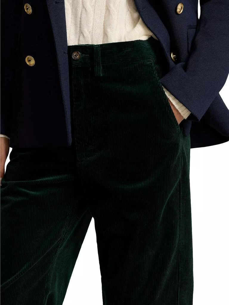 Ralph Lauren Corduroy Wide-Leg Crop Pants 4