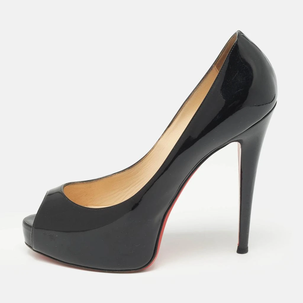 Christian Louboutin Christian Louboutin Black Patent Leather Vendome Pumps Size 38 1