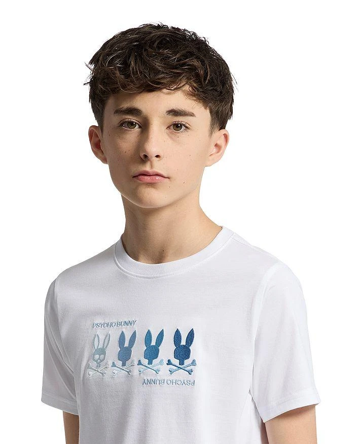 Psycho Bunny Unisex Kids Oceania Embroidered Graphic Tee - Little Kid, Big Kid 6