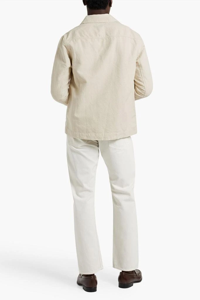 Alex Mill Cotton and linen-blend canvas overshirt 3