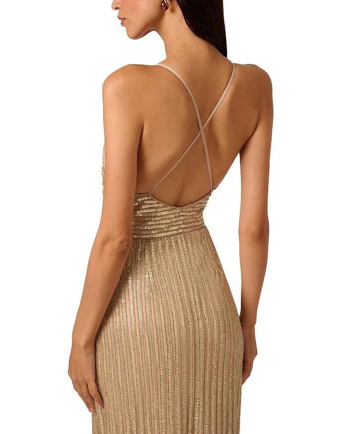 Liv Foster Madelyn Beaded Long Column Gown - Dresses & Skirts - Free  Shipping - BeyondStyle
